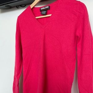 PINK LONG SLEEVE SWEATER